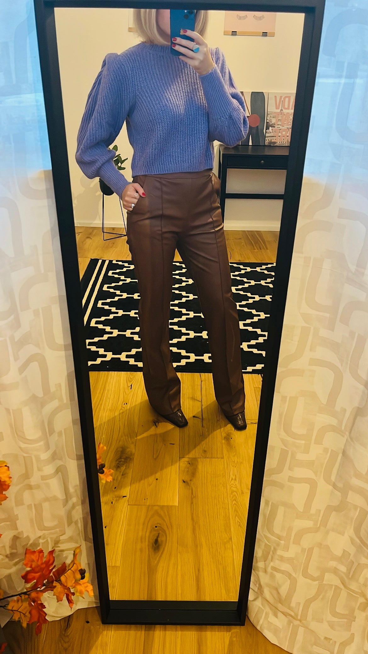 Lederhose mit Schlag