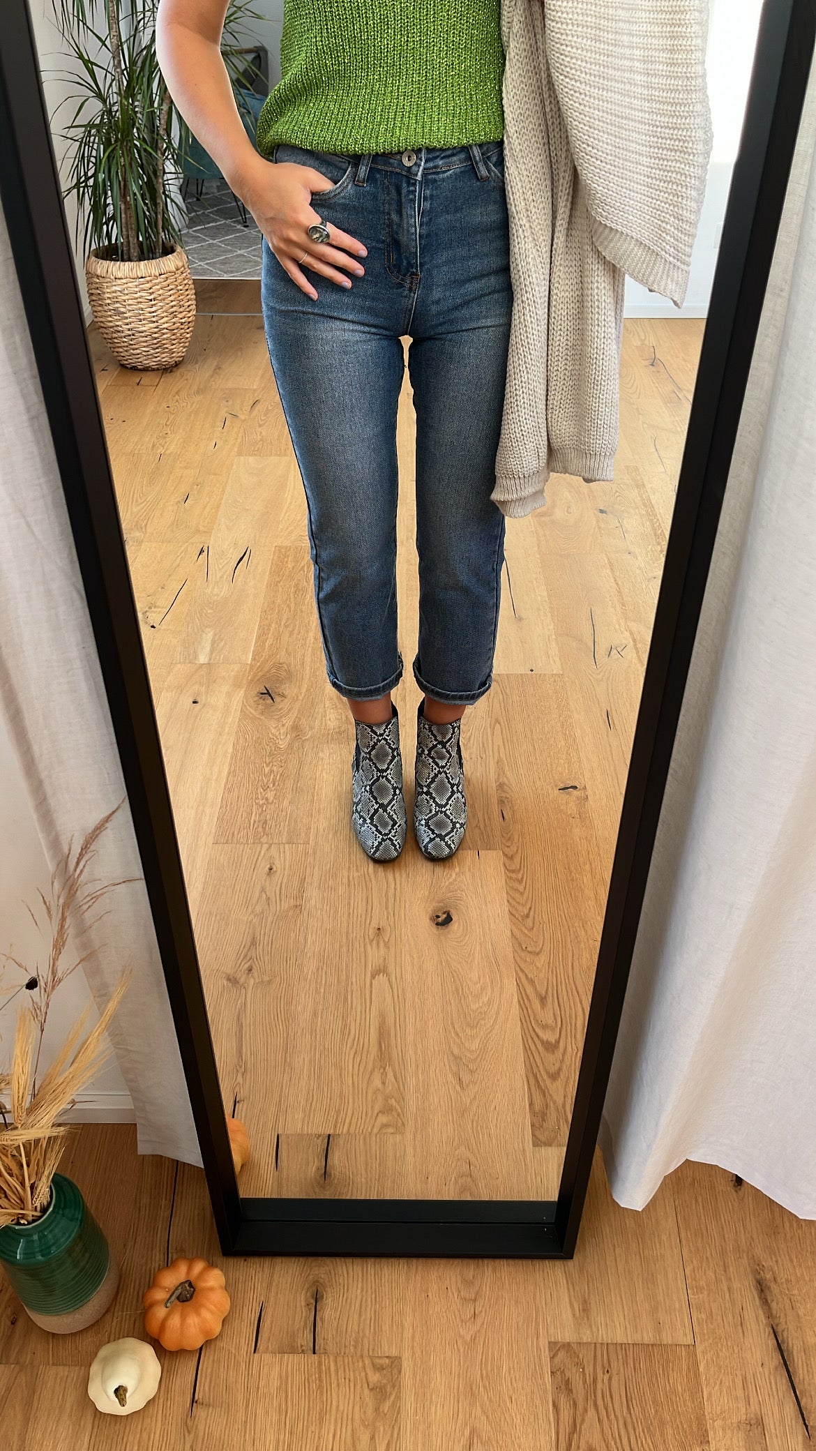 Geradegeschnitte Jeans