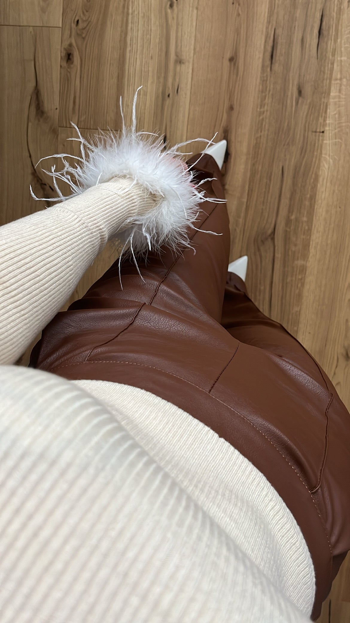 Lederhose mit Schlag