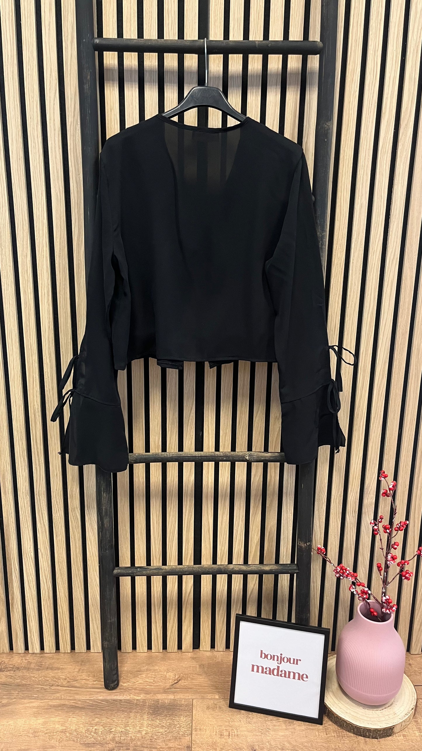 Satinbluse