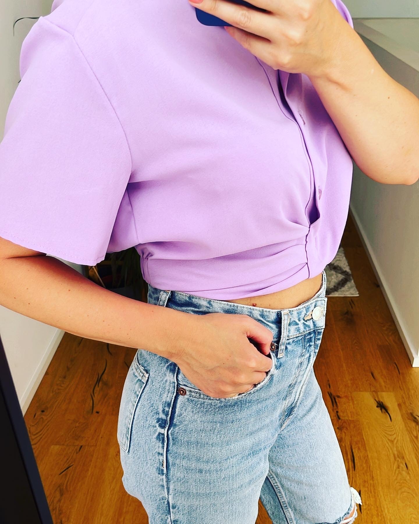 Kurze Bluse