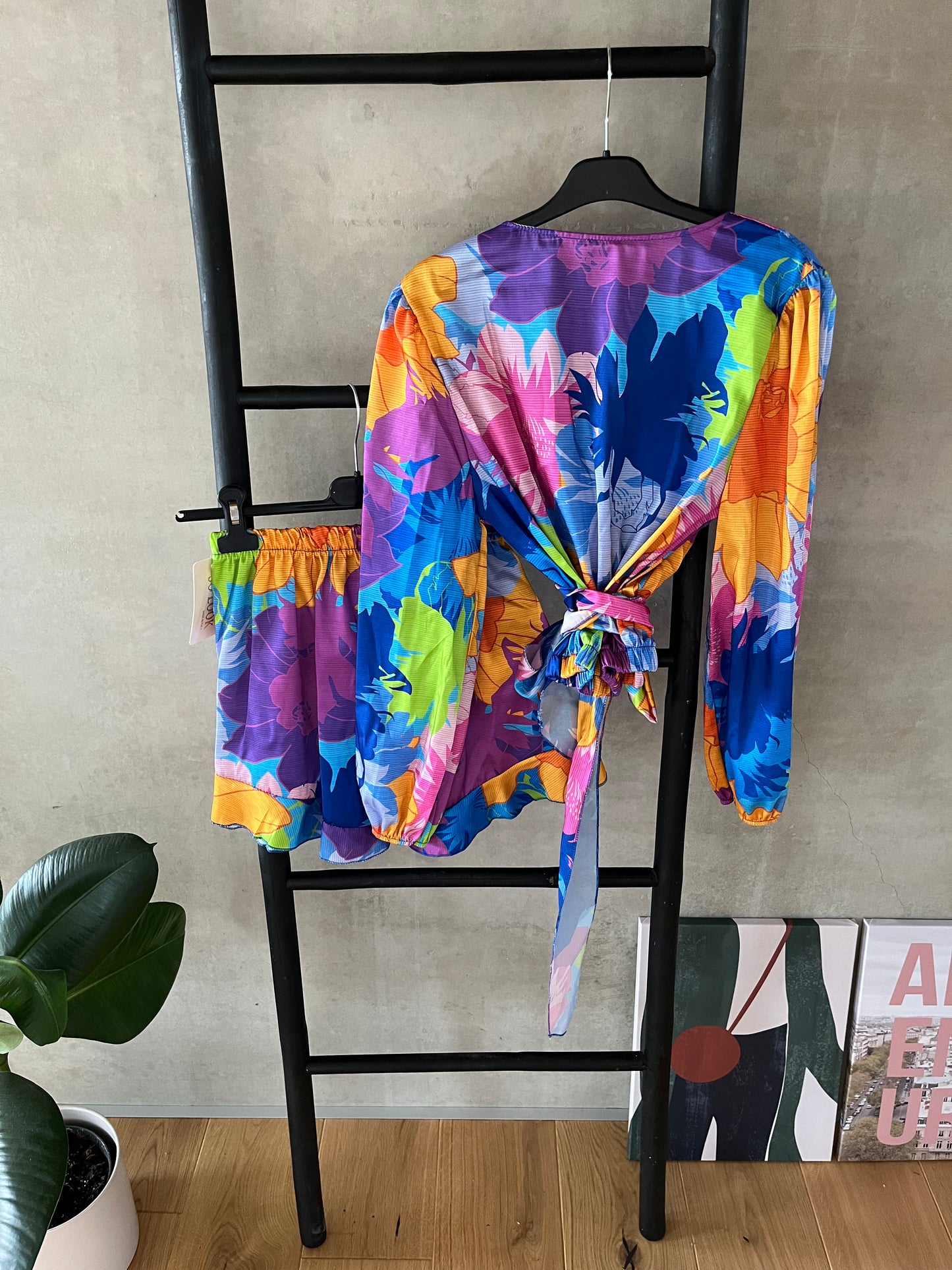 Set mit Blumenprint