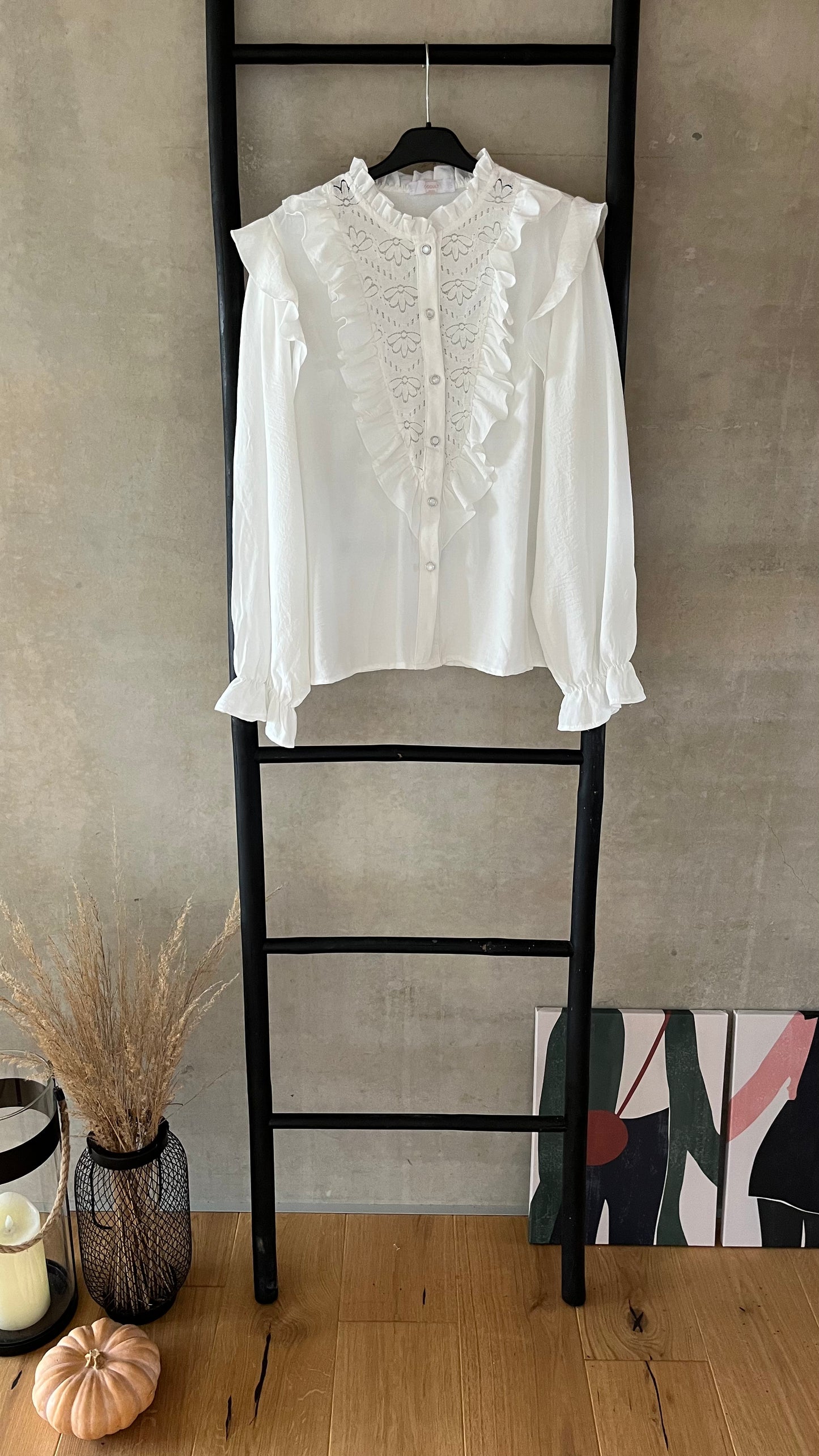 Bluse im Hippielook