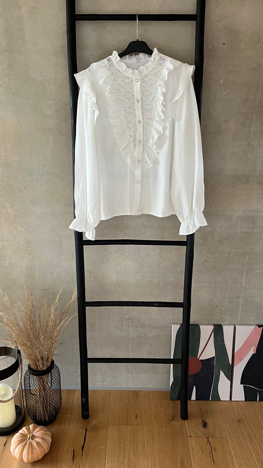 Bluse im Hippielook