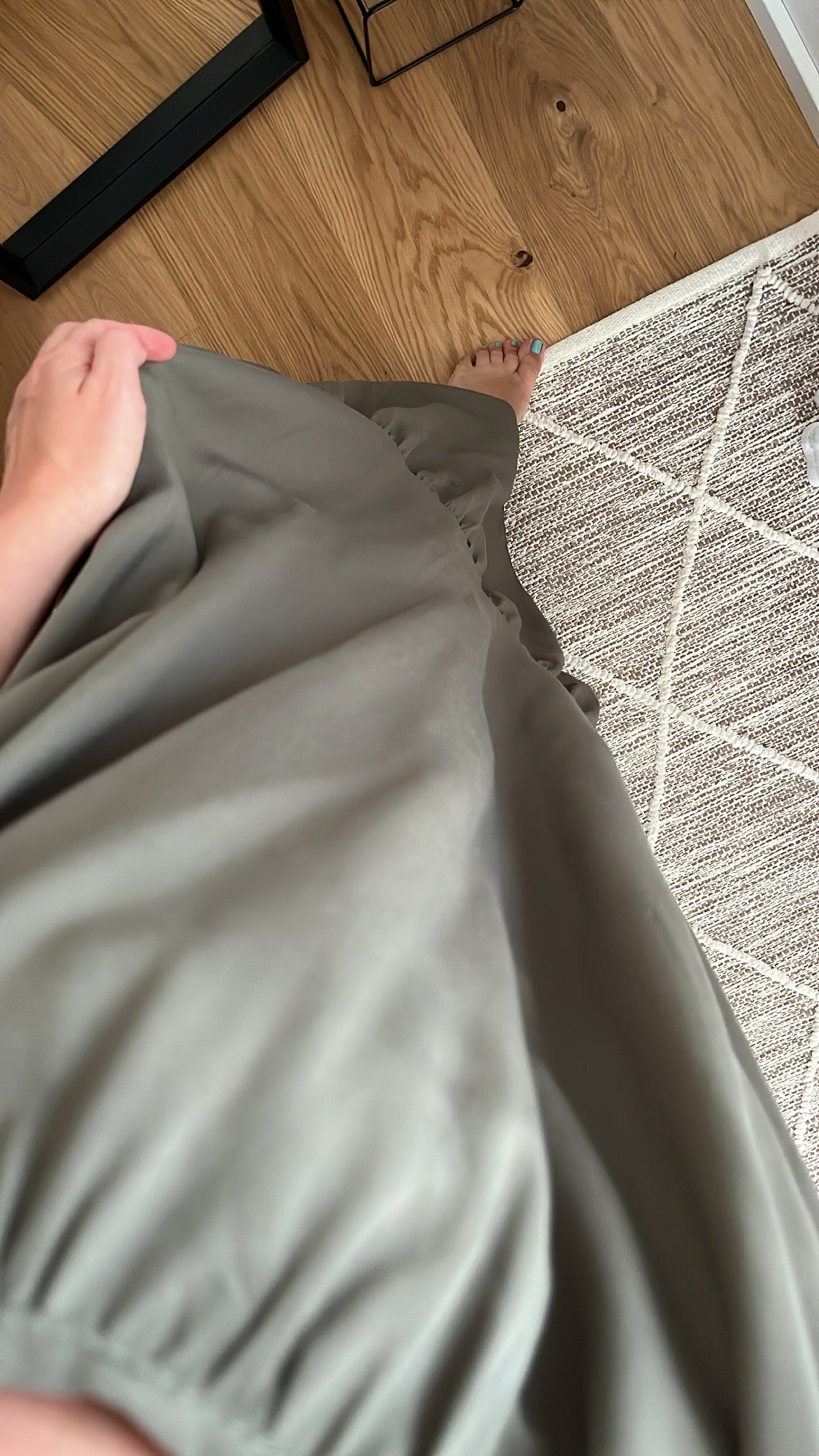 Kleid im Oversizelook